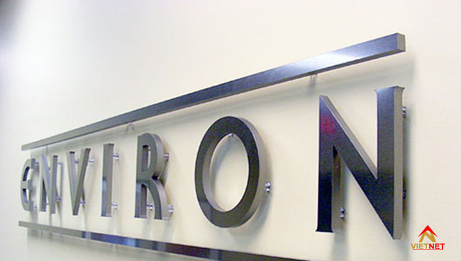 chu inox trang guong - công ty quảng cáo nguyễn hồ