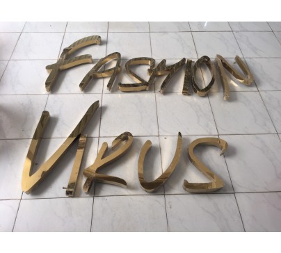 Inox Vàng Uốn Nỗi Không Led