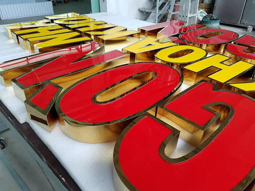 Inox Vàng Lọng Viền Mica