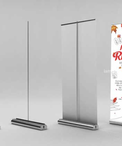 Alternative view of Standee cuộn nhôm