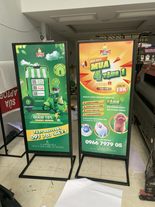 Standee Khung Sắt - Standee Chân Sắt